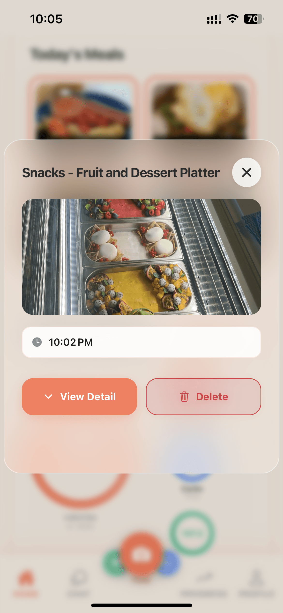 Detailed nutrition analysis